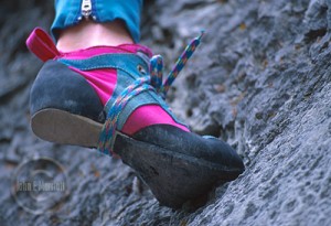 Scaling the alpine peaks of Banff National Park.