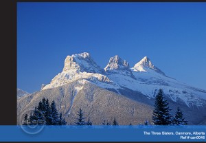 rockies6 Enjoy the scenic Three Sisters Mountains.